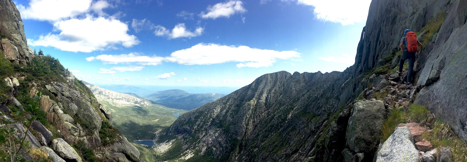 Huppy on Belay: Mt Katahdin via the Armadillo